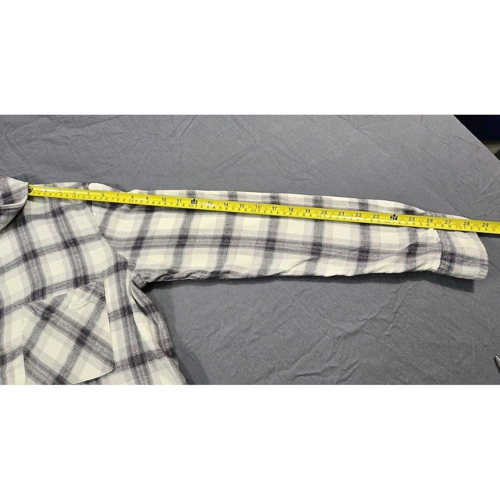 Mudd Flannel Shirt Check Pattern Womens Large - Picture 11 of 13